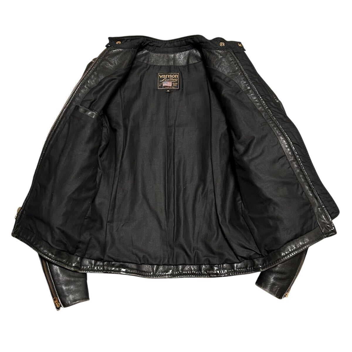 80s VANSON バンソン シングルライダース レザージャケット RJP 80s VANSON バンソン シングルライダース レザージャケット RJP