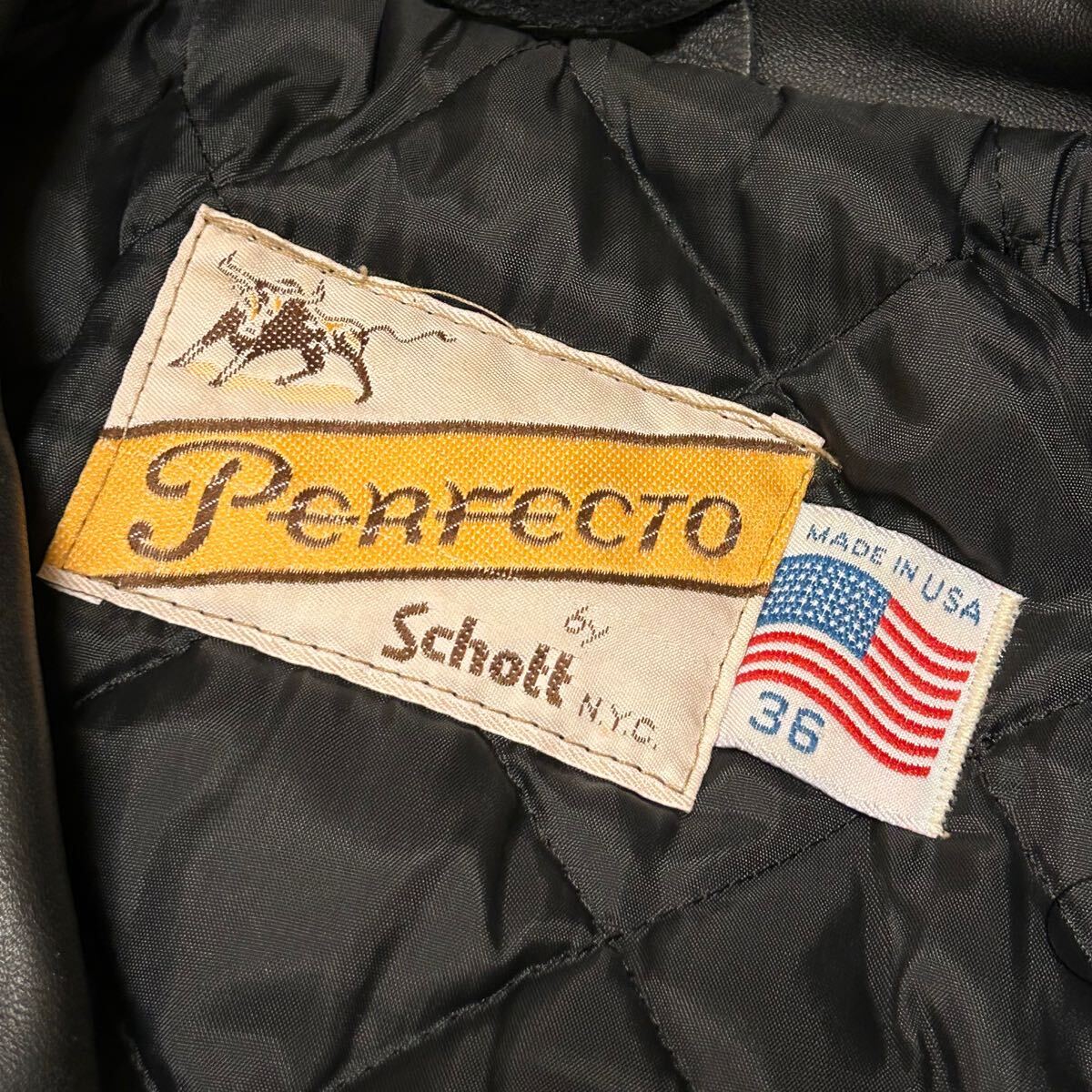 ほぼ未使用 70s後期 馬タグ Schott ショット ダブルライダース ほぼ未使用 70s後期 馬タグ Schott ショット ダブルライダース