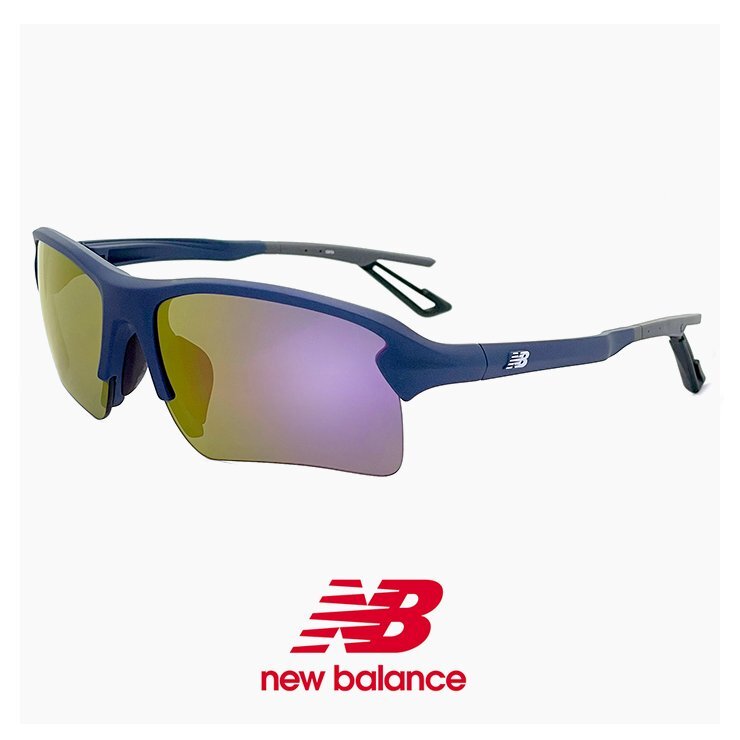 新品 ニューバランス NB08114 c03 スポーツサングラス New Balance NB-08114-3 newbalance e-lock ユニセックス モデル 軽量 ミラーレンズ