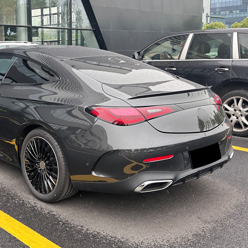 スポーティ全開♪ メルセデス ベンツ カーボン ルック トランク スポイラー C236 CLE200 CLEクラス クーペ スポーツ