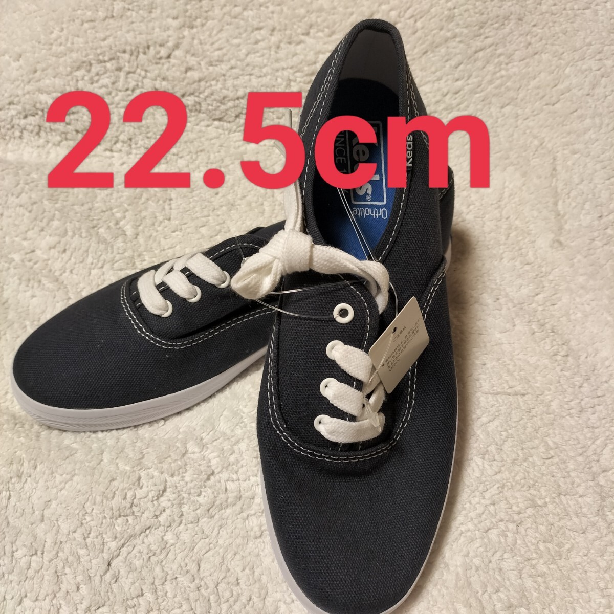 ◇ 新品 未使用　Keds ケッズ CHAMPION OXFORD CVO(チャンピオンオックスフォードCVO) ネイビー 　22.5cm レディース　くつ　靴　Shoes