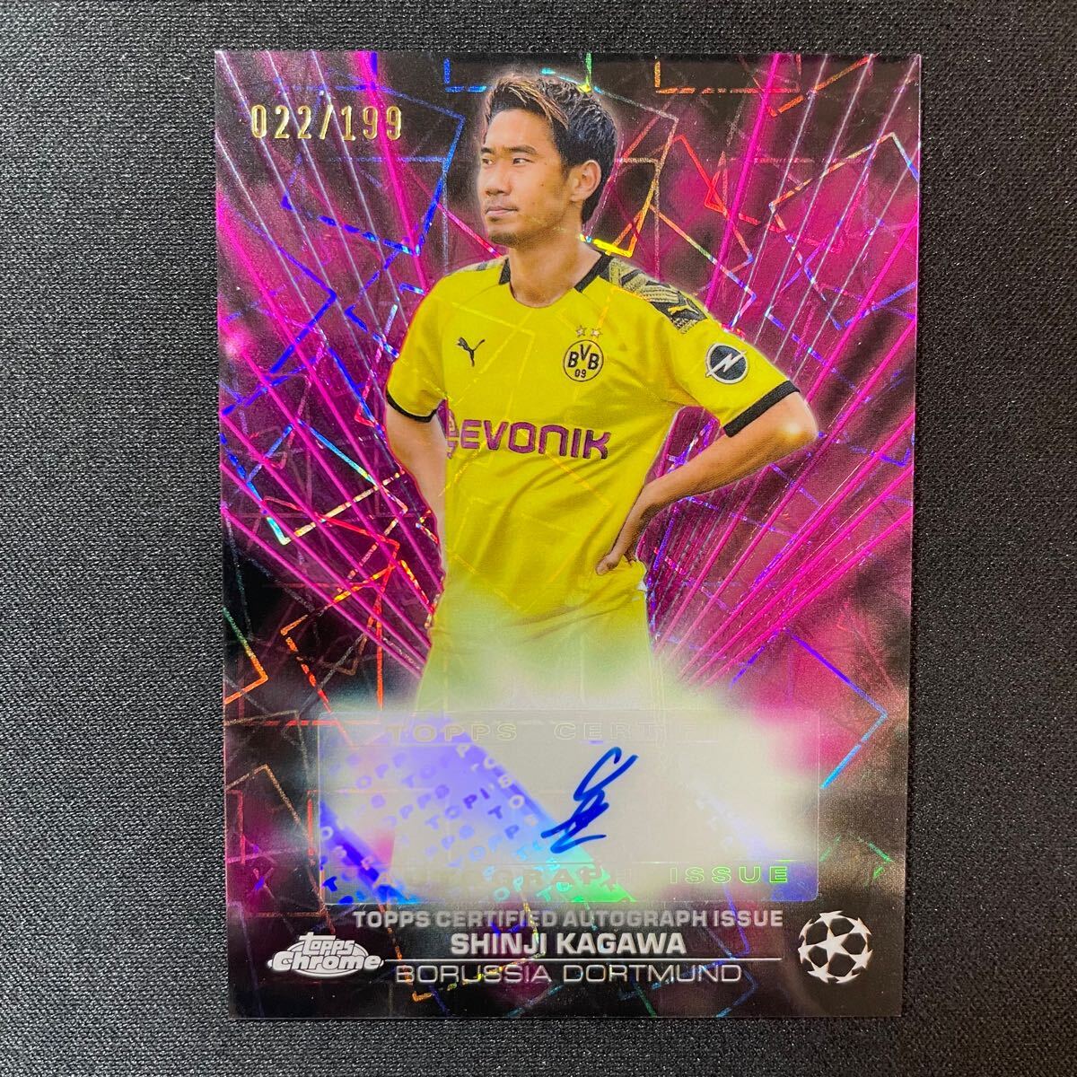 Shinji Kagawa 香川真司 Auto 直筆サイン Manchester United PANINI 