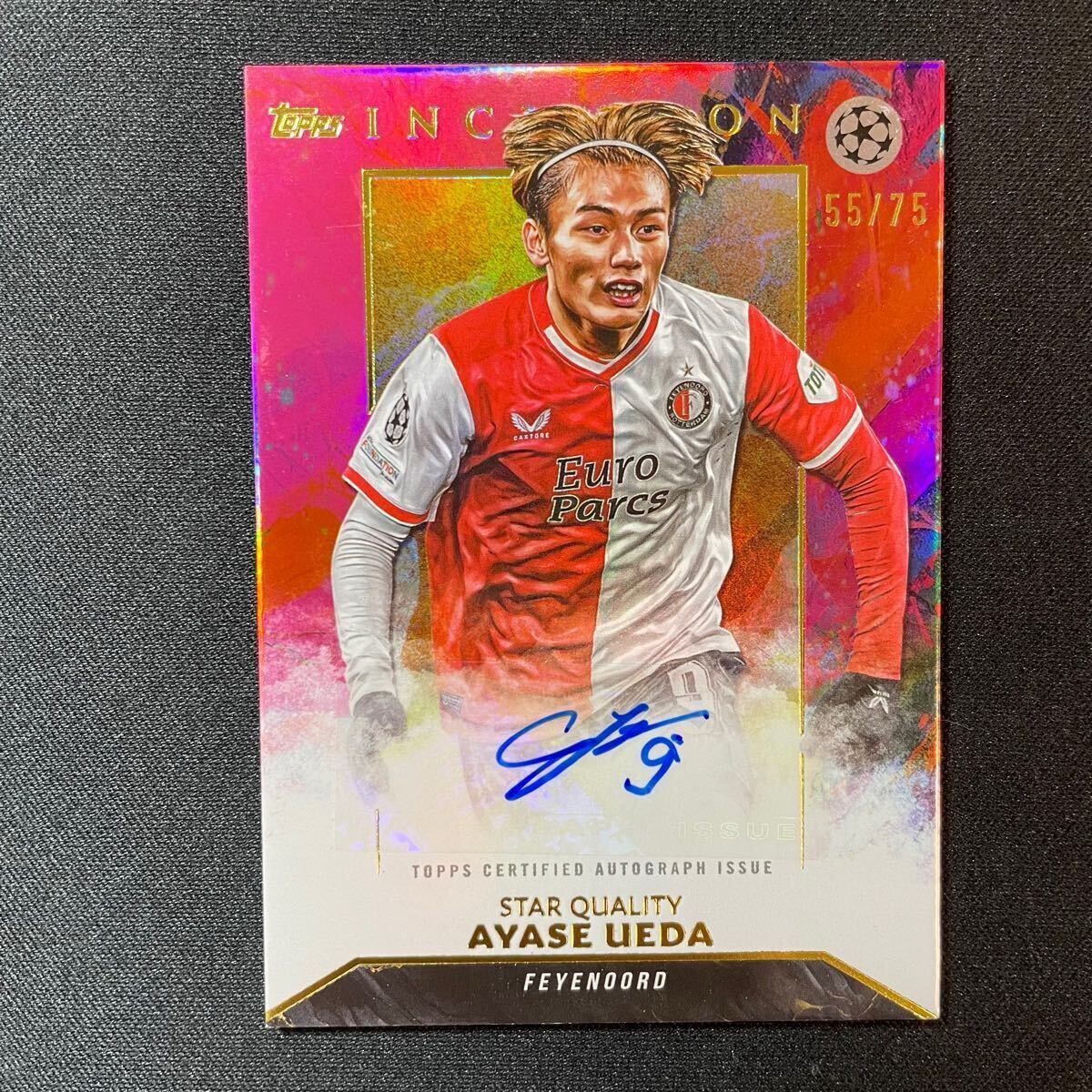 2023-24 Topps Inception UEFA Star Quality Ayase Ueda Auto
