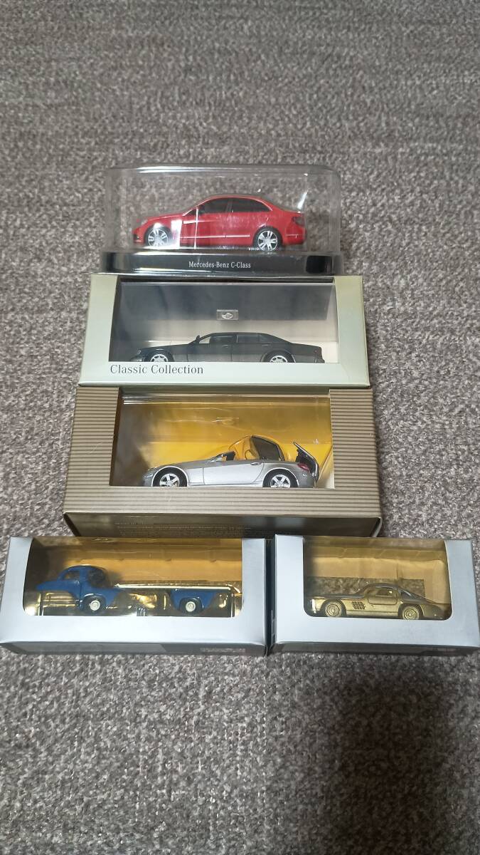 ベンツ　プルバックカー＆ミニカー　5台セット　飾っていた品
