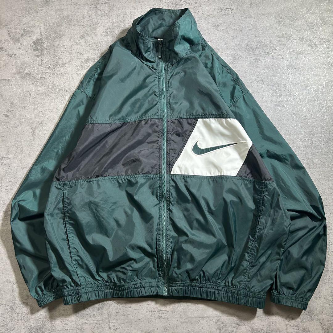 90s NIKE ナイキ ナイロンジャケット ジップアップブルゾン 90s NIKE ナイキ ナイロンジャケット ジップアップブルゾン