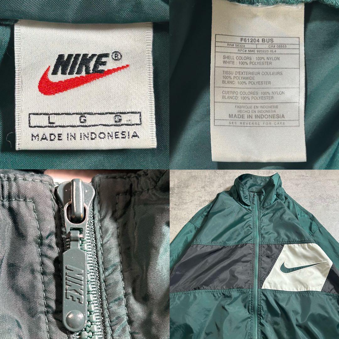 90s NIKE ナイキ ナイロンジャケット ジップアップブルゾン 90s NIKE ナイキ ナイロンジャケット ジップアップブルゾン