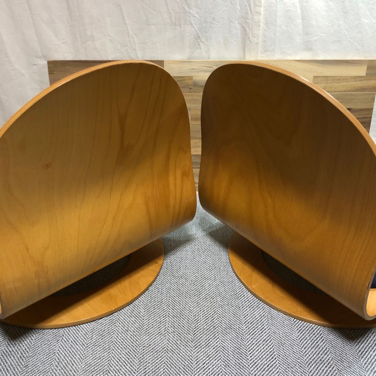 2脚セット 座椅子 ヴェルナーパントン タタミチェア ブルー 畳 2脚セット 座椅子 ヴェルナーパントン タタミチェア ブルー 畳