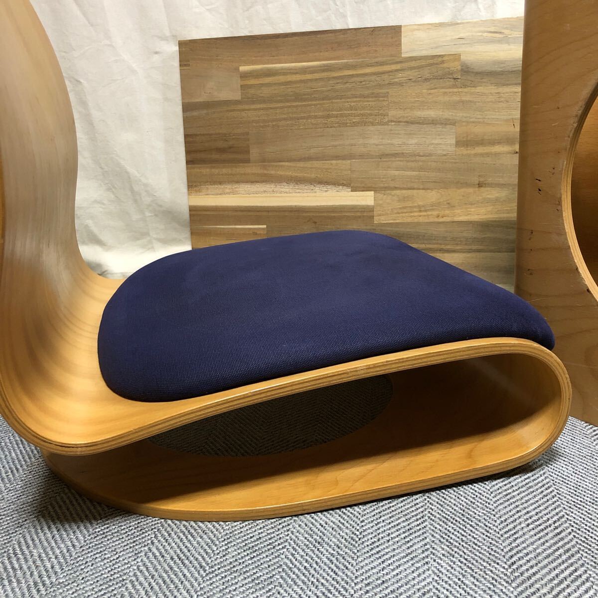 2脚セット 座椅子 ヴェルナーパントン タタミチェア ブルー 畳 2脚セット 座椅子 ヴェルナーパントン タタミチェア ブルー 畳
