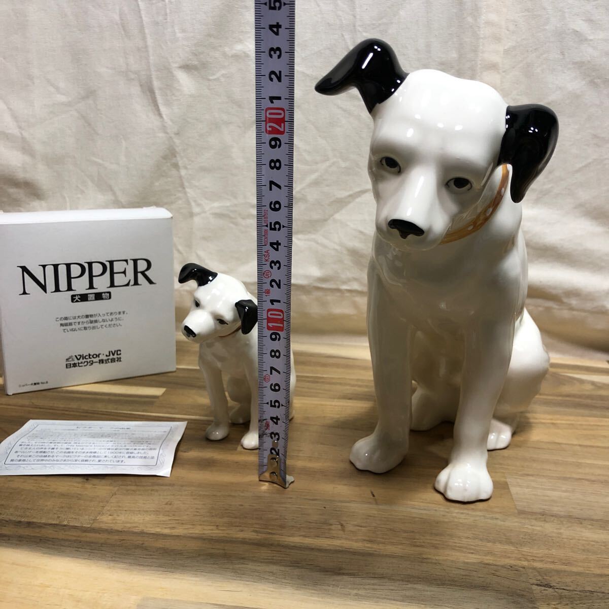 Victor ビクター 犬置物 ニッパー 犬 陶器製 置物 昭和レトロ Victor ビクター 犬置物 ニッパー 犬 陶器製 置物 昭和レトロ