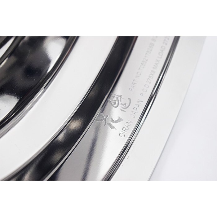 【花魁JAPAN】★アルミホイール シャイニーブライト 19.5インチ × 6.75J (8H/+147mm)【×1本】★新ISOタイプ JWL-T/VIA規(guī)格適合※1年保証