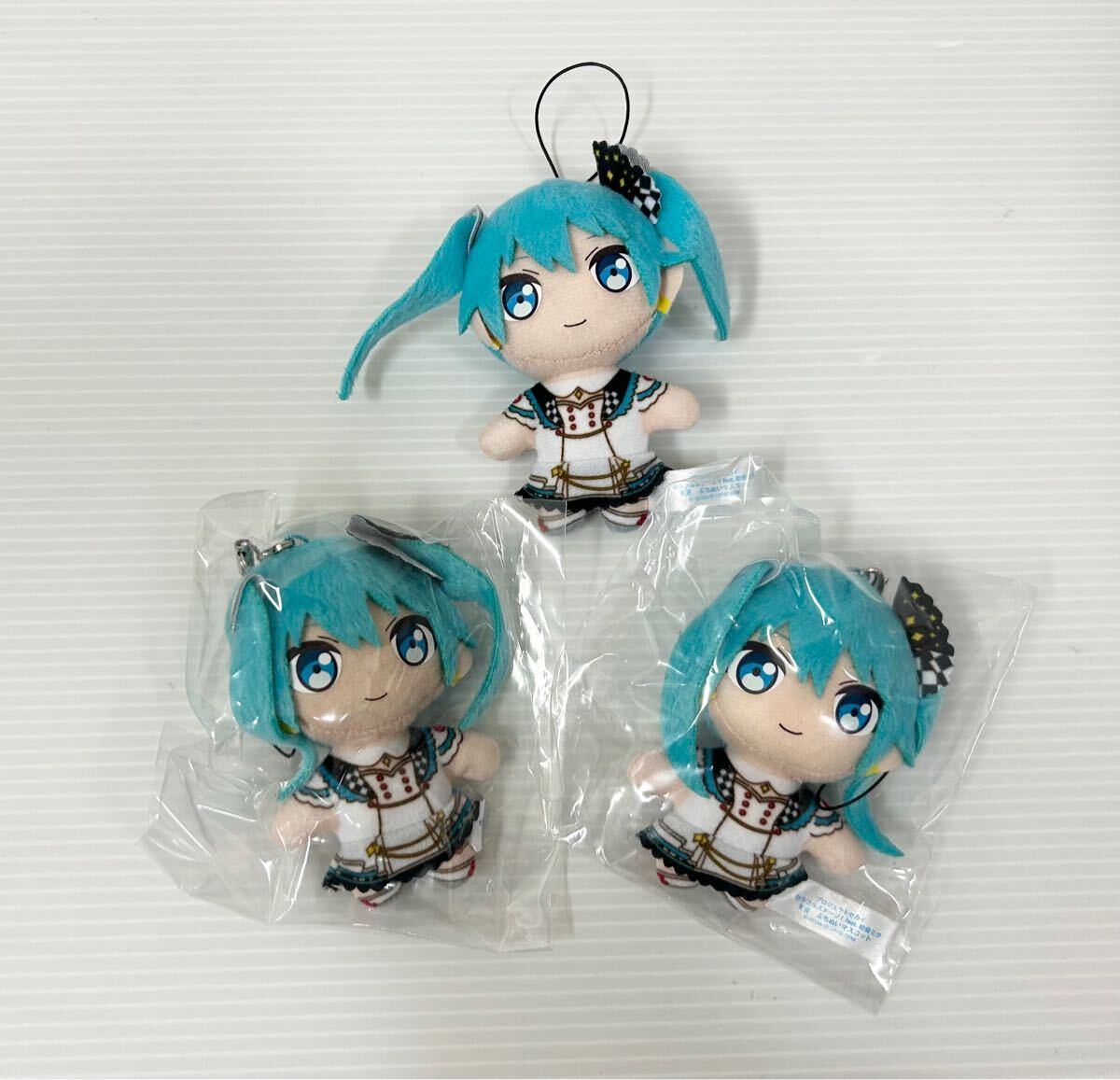 3個セット　プロジェクトセカイ 初音ミク　セガ　くじ　B賞　ぷちぬい　マスコット　ぬいぐるみ