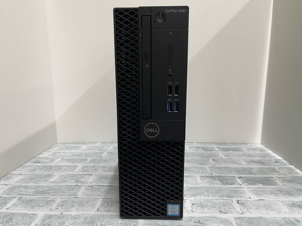 DELL OptiPlex 3060 SFF デスクトップ ■Intel Core i3-8100 @ 3.60GHz■メモリ8GB+SSD256GB+DVD■Windows11■Wi-Fi子機付き ◎Z6J83