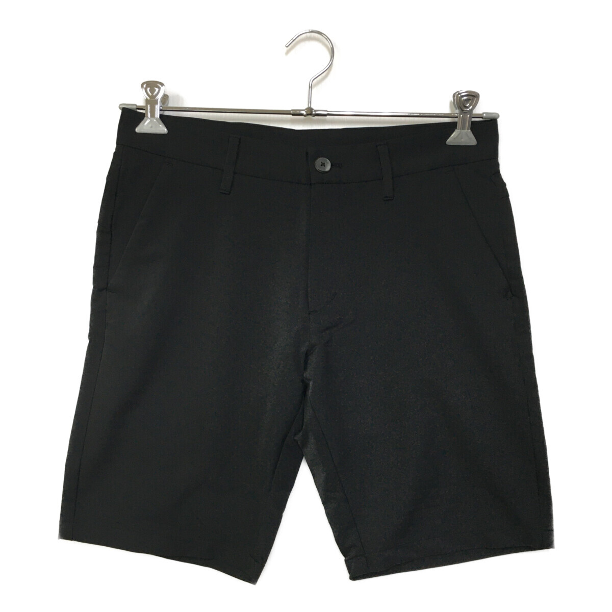 coco 中古 デサントゴルフ DESCENTE GOLF メンズ ハーフパンツ S 黒 ブラック ストレッチ シンプル レターパックプラス発送可 90536