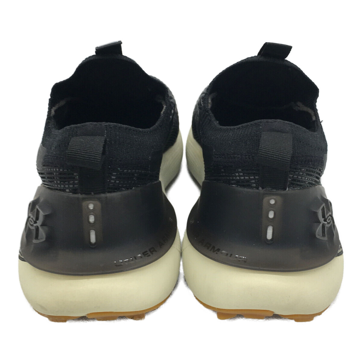 coco 中古 アンダーアーマー UNDER ARMOUR ゴルフシューズ 26.5cm 黒 UAファントム ボア スパイクレス ワイド 軽量 [3027380] K5613