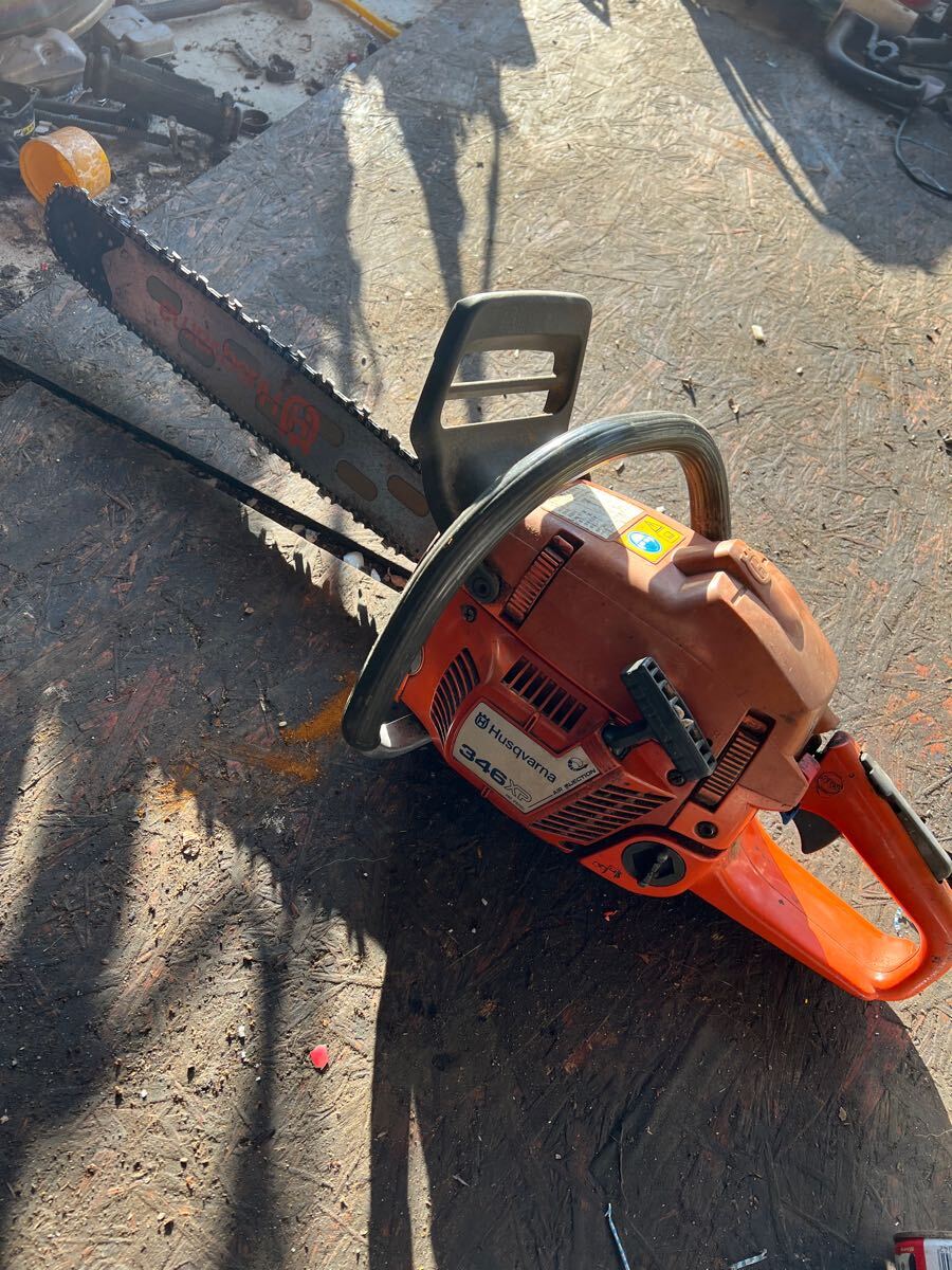 Husqvarna ハスクバーナ 346XP チェーンソー ジャンク