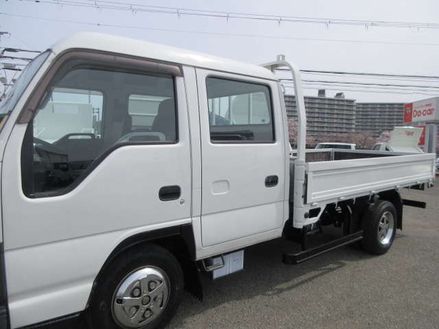 [ various cost komi]: Heisei era 18 year Isuzu Elf 2 ton double cab long low floor MT Isuzu W cab double cab long flat 