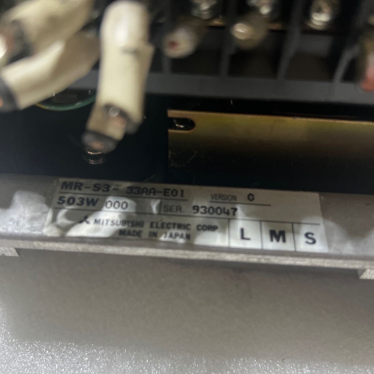三菱電機 サーボアンプ MR-S3-33AA-E01|Yahoo!フリマ(旧PayPay 三菱電機 サーボアンプ MR-S3-33AA-E01|Yahoo!フリマ(旧PayPay