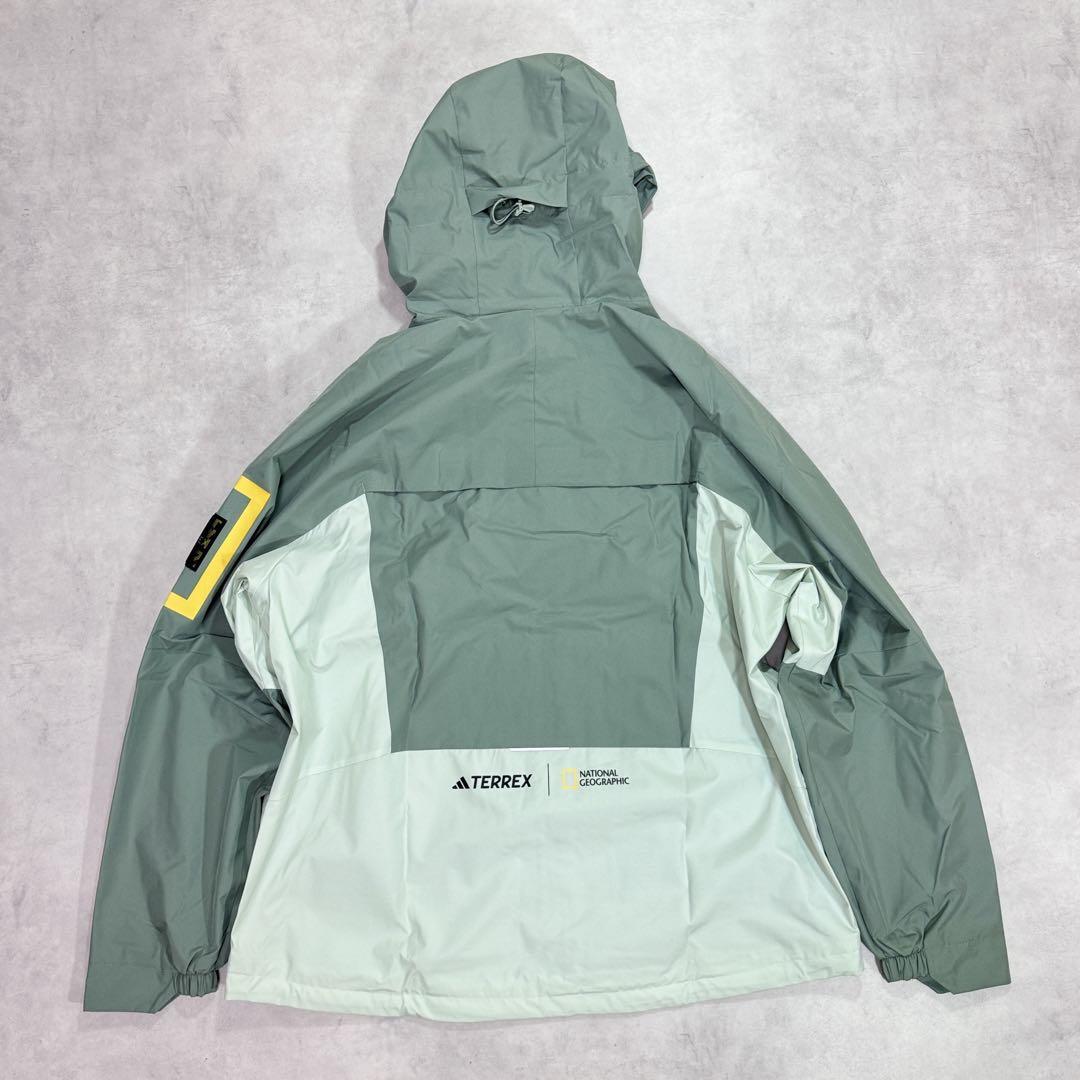 新品 2XLsize アディダス GORE-TEX テレックス ジャケット 緑 新品 2XLsize アディダス GORE-TEX テレックス ジャケット 緑