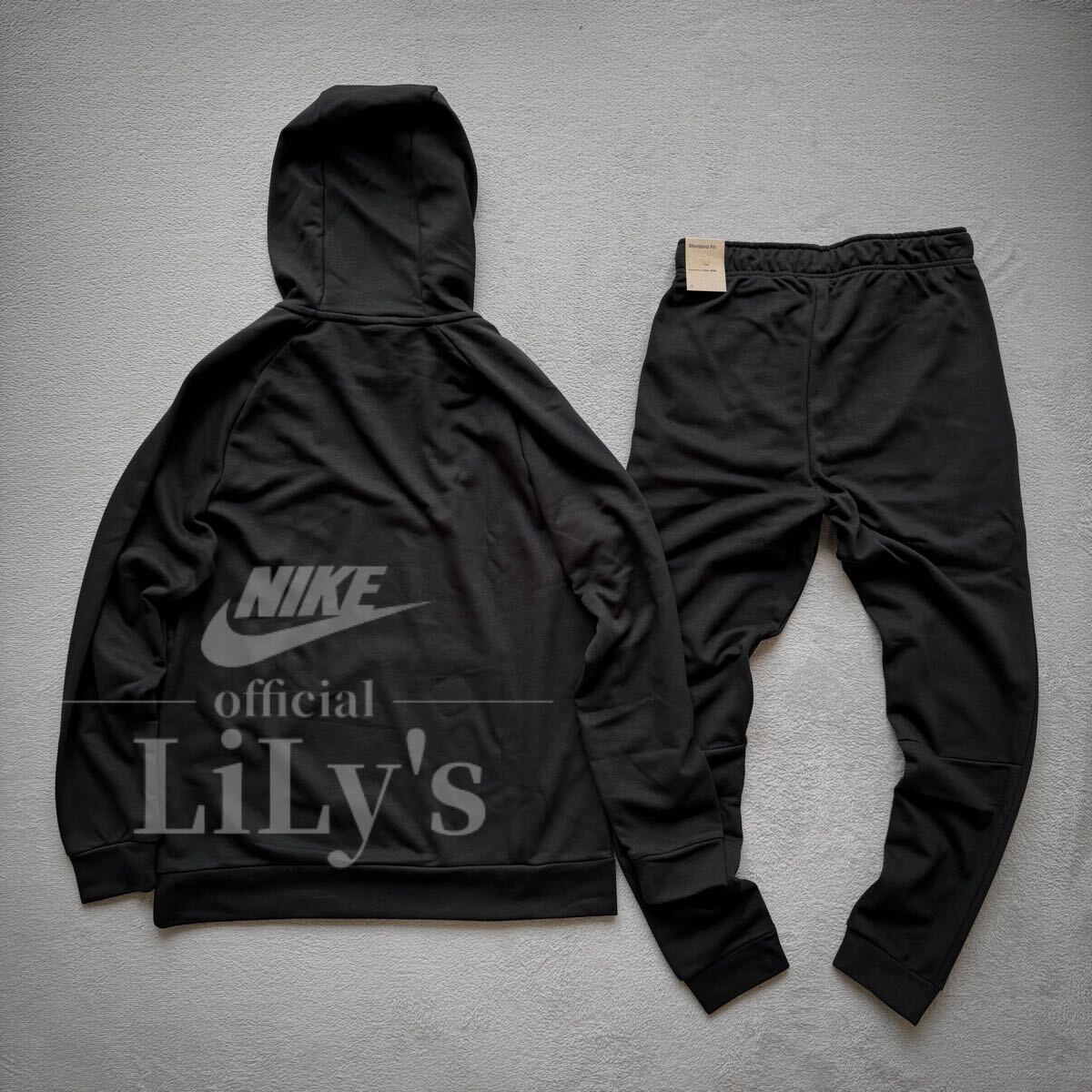 新品 ナイキ上下セットアップ Lサイズ スウォッシュ NIKE 黒白 新品 ナイキ上下セットアップ Lサイズ スウォッシュ NIKE 黒白