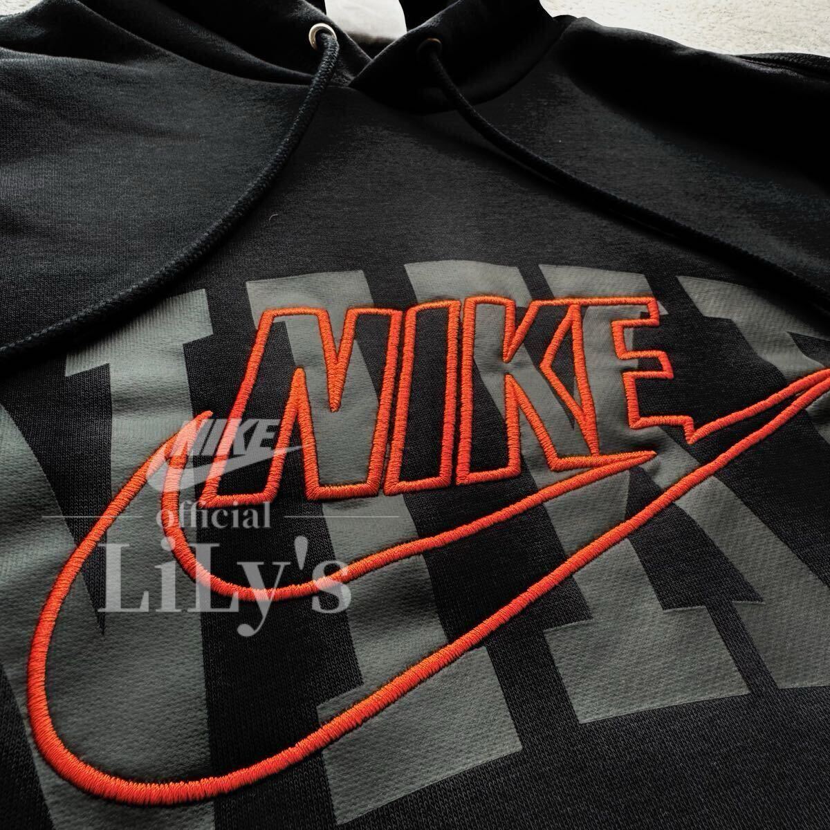 新品未使用 NIKE上下セットアップ Lサイズ 黒 オレンジ ス 新品未使用 NIKE上下セットアップ Lサイズ 黒 オレンジ ス