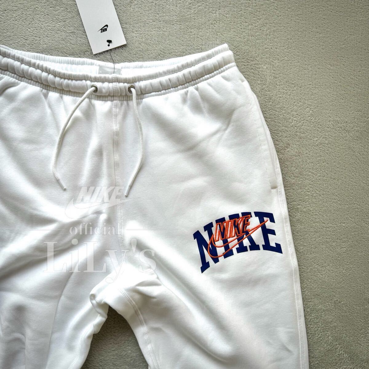 新品未使用 NIKE上下セットアップ Lサイズ 白 オレンジ ス 新品未使用 NIKE上下セットアップ Lサイズ 白 オレンジ ス
