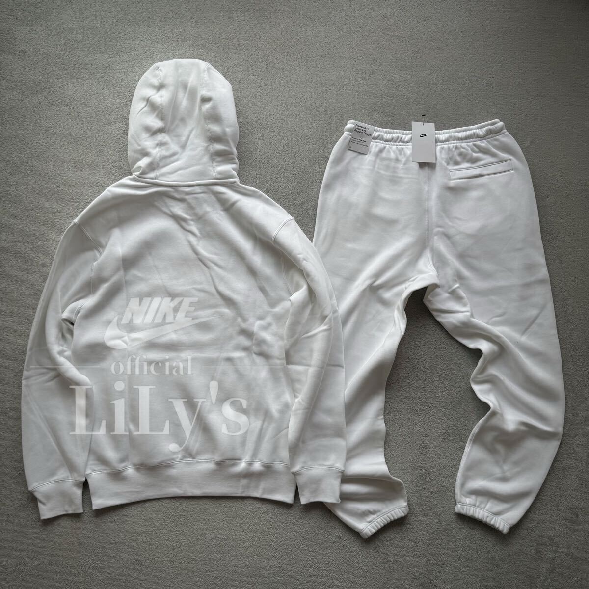 新品未使用 NIKE上下セットアップ Lサイズ 白 オレンジ ス 新品未使用 NIKE上下セットアップ Lサイズ 白 オレンジ ス
