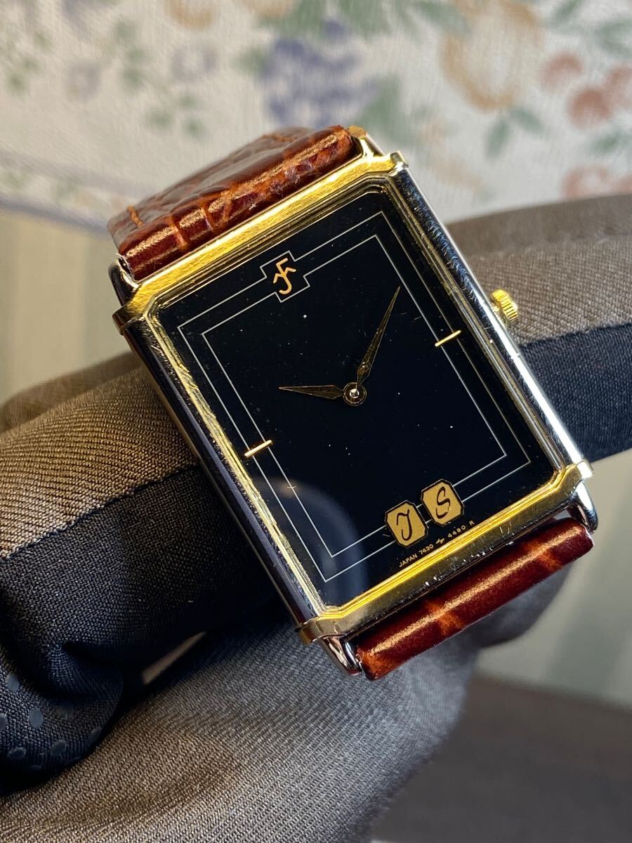 SEIKO セイコー 7430-5209 ヴィンテージ スクエア腕時計 Yahoo!オークション - セイコーSEIKO 7430 スクエア腕時計メンズ