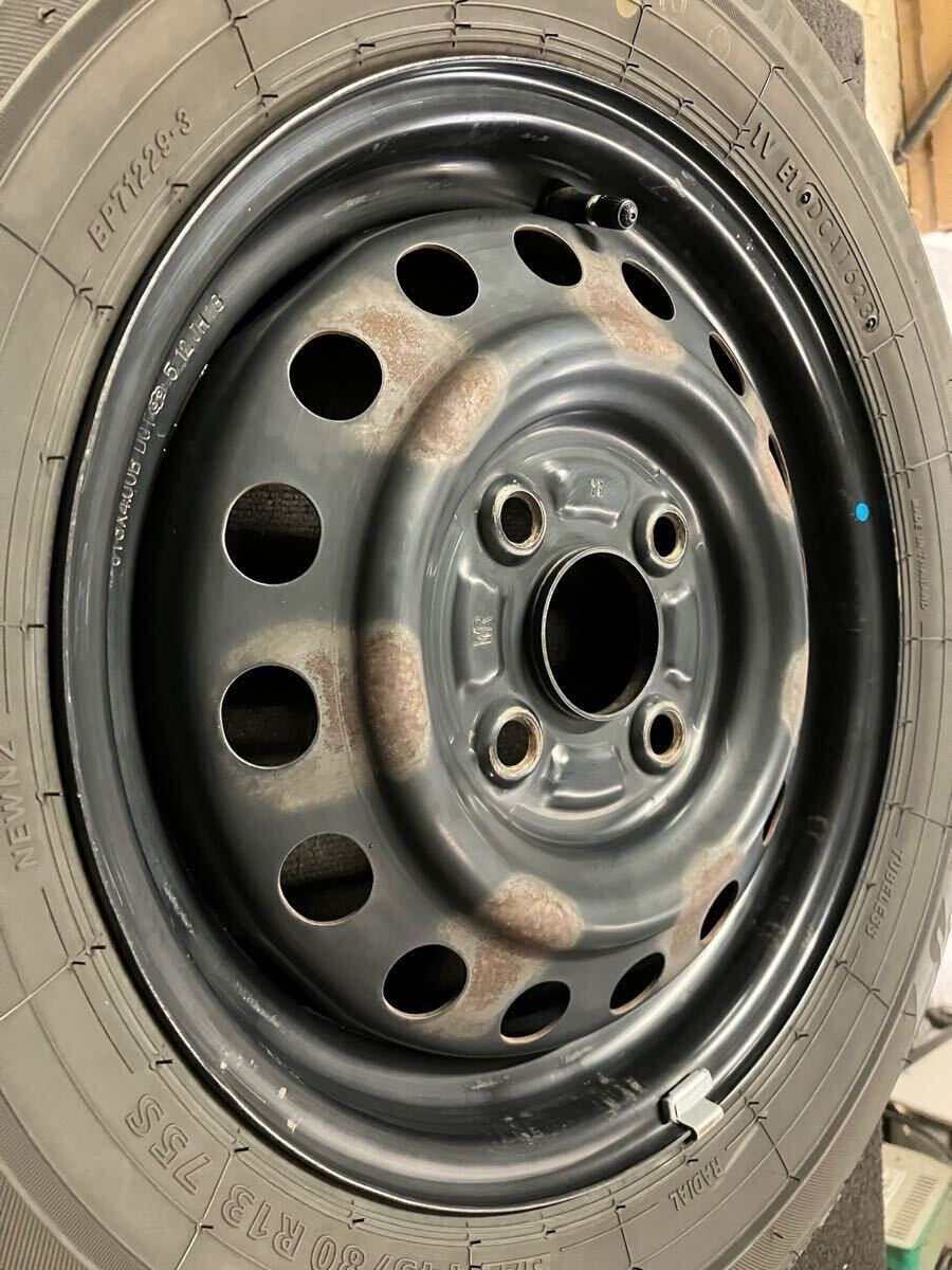 145/80R13 ラジアル 夏タイヤ ホイール付 スズキ DAYTONA（車） 145/80R13 75S マッドスター MUDSTAR WANPAKU M/T