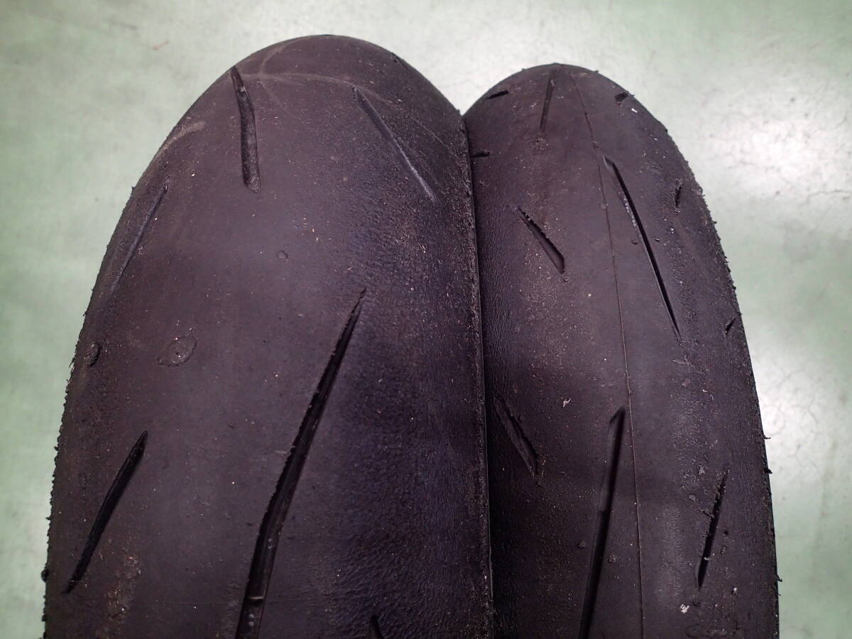 ダンロップ　α13SP　110/150 中古前後セット1
