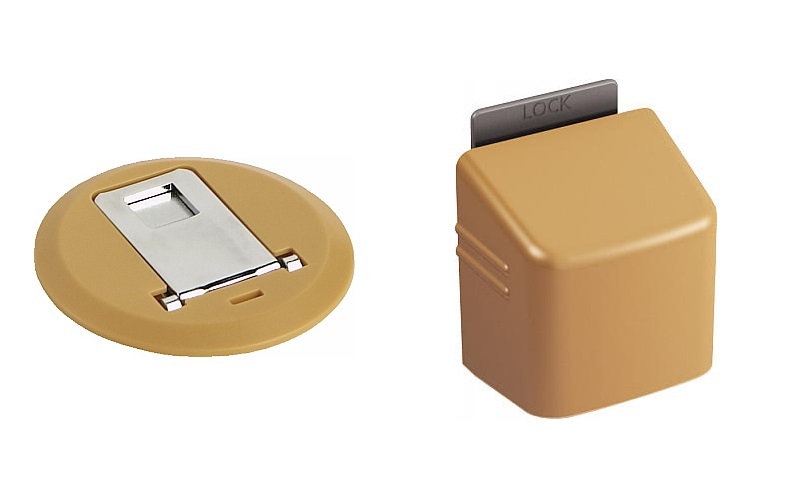■パナソニック■開き戸扉用ドアスットパー（合計2個セット■未使用在庫品1600円即決