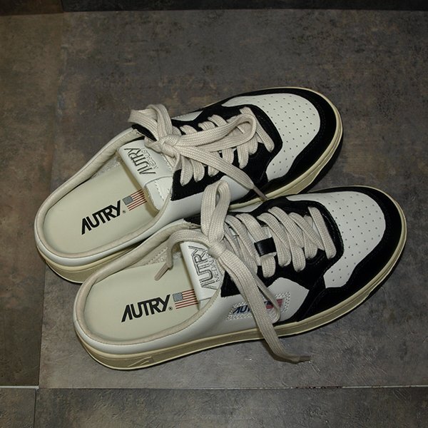 AUTRY◇オートリー?Women's MEDALIST_MULE_LOW LEATHER / ミュールモデル◇37サイズ　一度のみ使用　美品