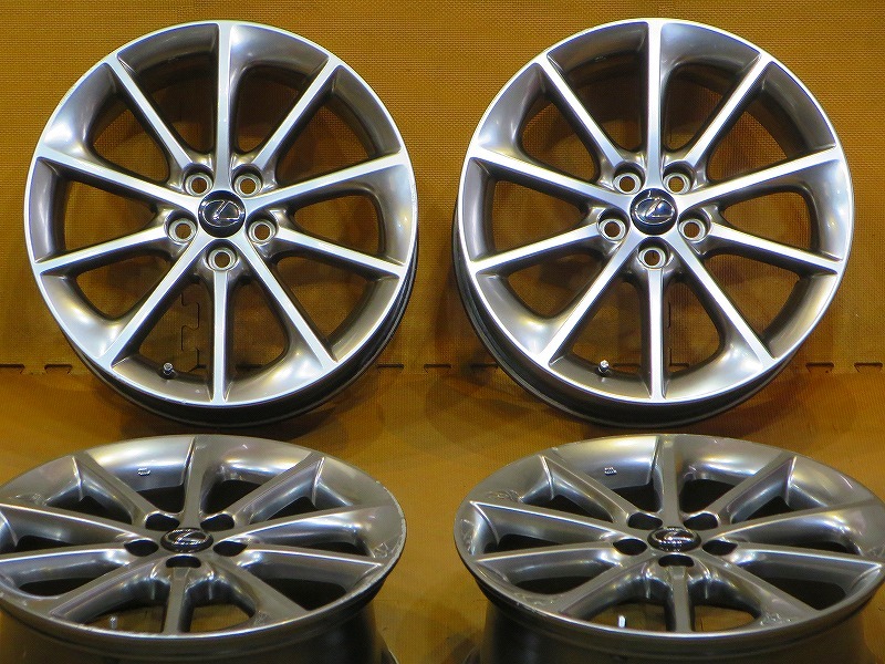 4本セット【LEXUS CT200h Fスポーツ 純正 ホイール】17インチ 7J 4本セット【LEXUS CT200h Fスポーツ 純正 ホイール】17インチ 7J