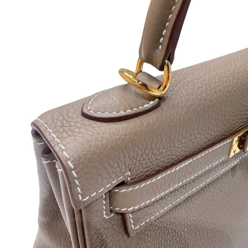 エルメス HERMES ケリー25 内縫い B刻印 (2023年製) エトゥープ エルメス HERMES ケリー25 内縫い B刻印 (2023年製) エトゥープ