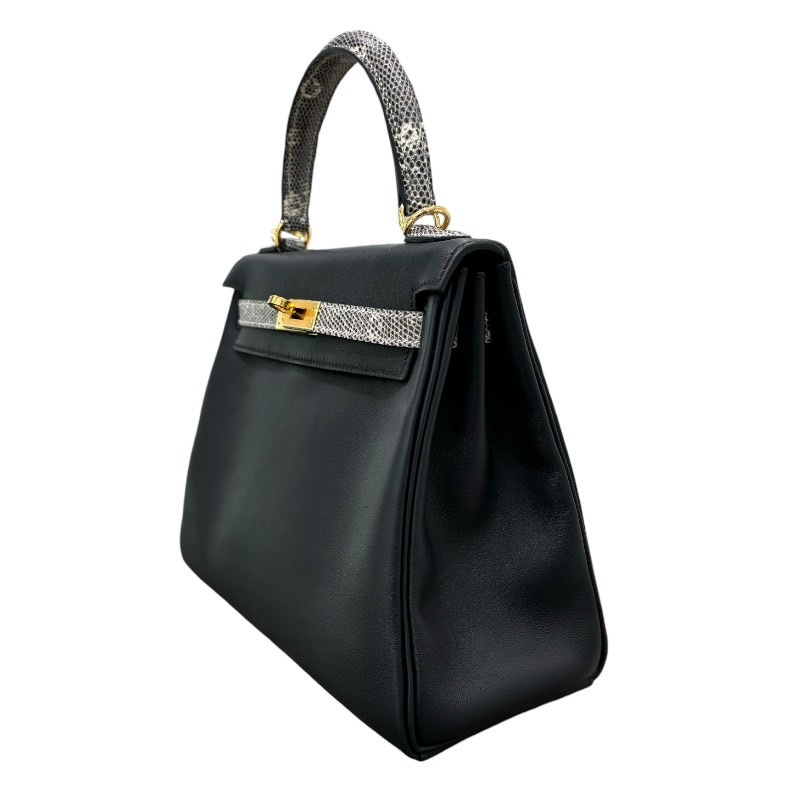 エルメス HERMES ケリー25 タッチ W刻印 ブラック×ゴールド金具 エルメス HERMES ケリー25 タッチ W刻印 ブラック×ゴールド金具