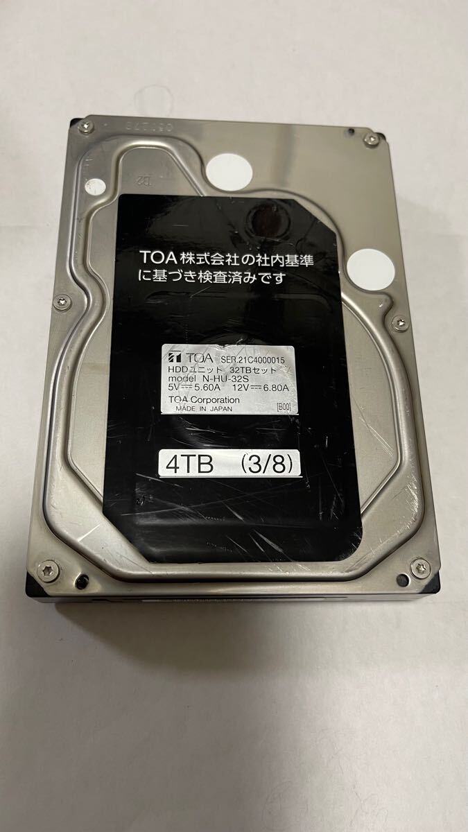 TOA， Corporation HDD 4TB