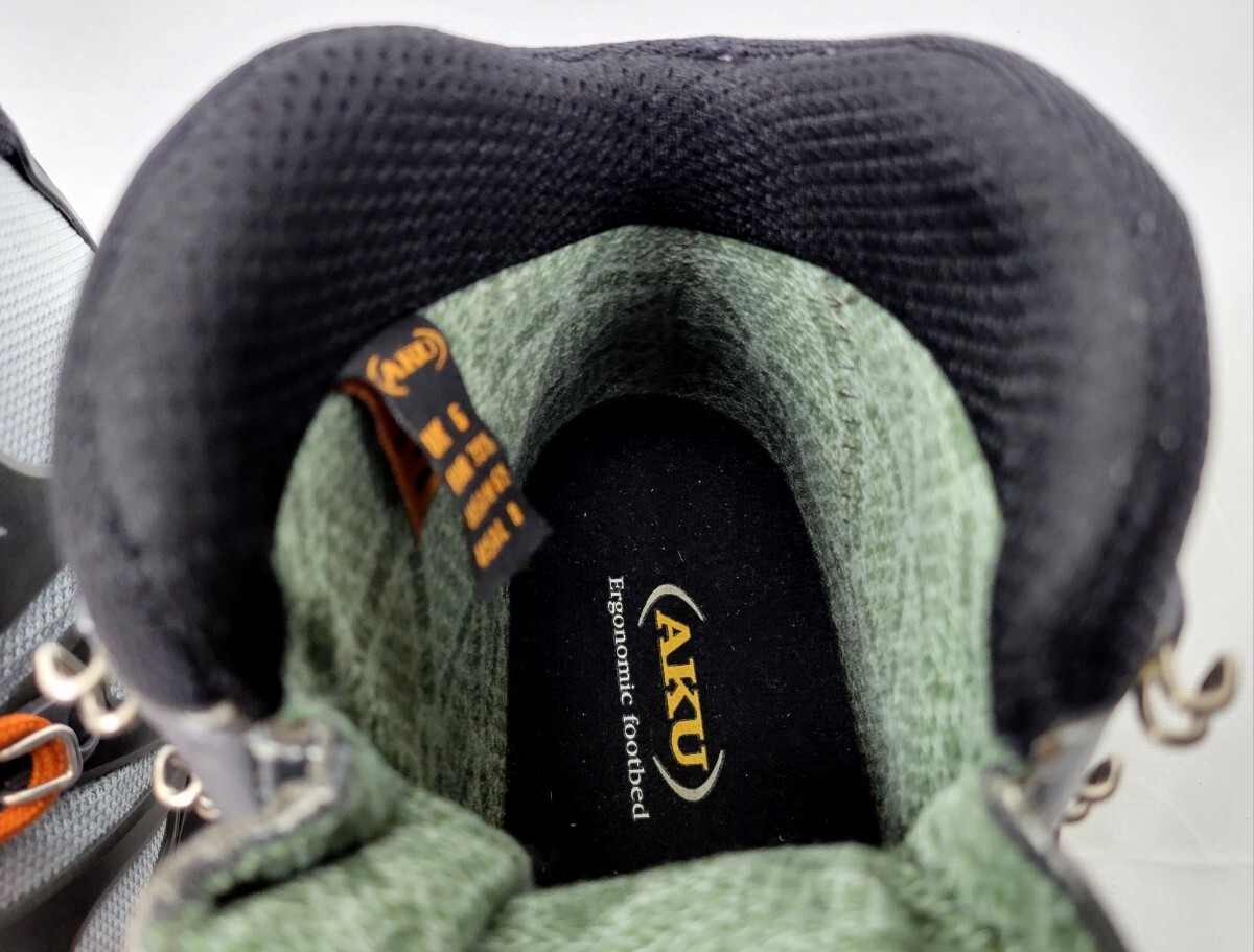 新品 AKU AIR8000 登山靴 ゴアテックス VIBRAM トレッキングシューズ USA M 6ハーフ L 8 24.5cm GORE-TEX ビブラム