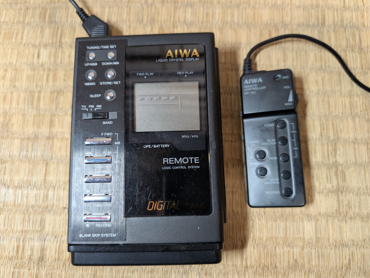 AIWA アイワ HS-JX10 ポータブルカセットレコーダー