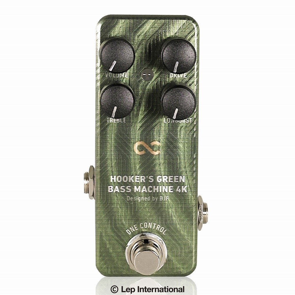 最落無し! One Control　HOOKER'S GREEN BASSMACHINE 4K　/ a47051　ベースチューブアンプに匹敵する 広いダイナミクスレンジ！ 1円