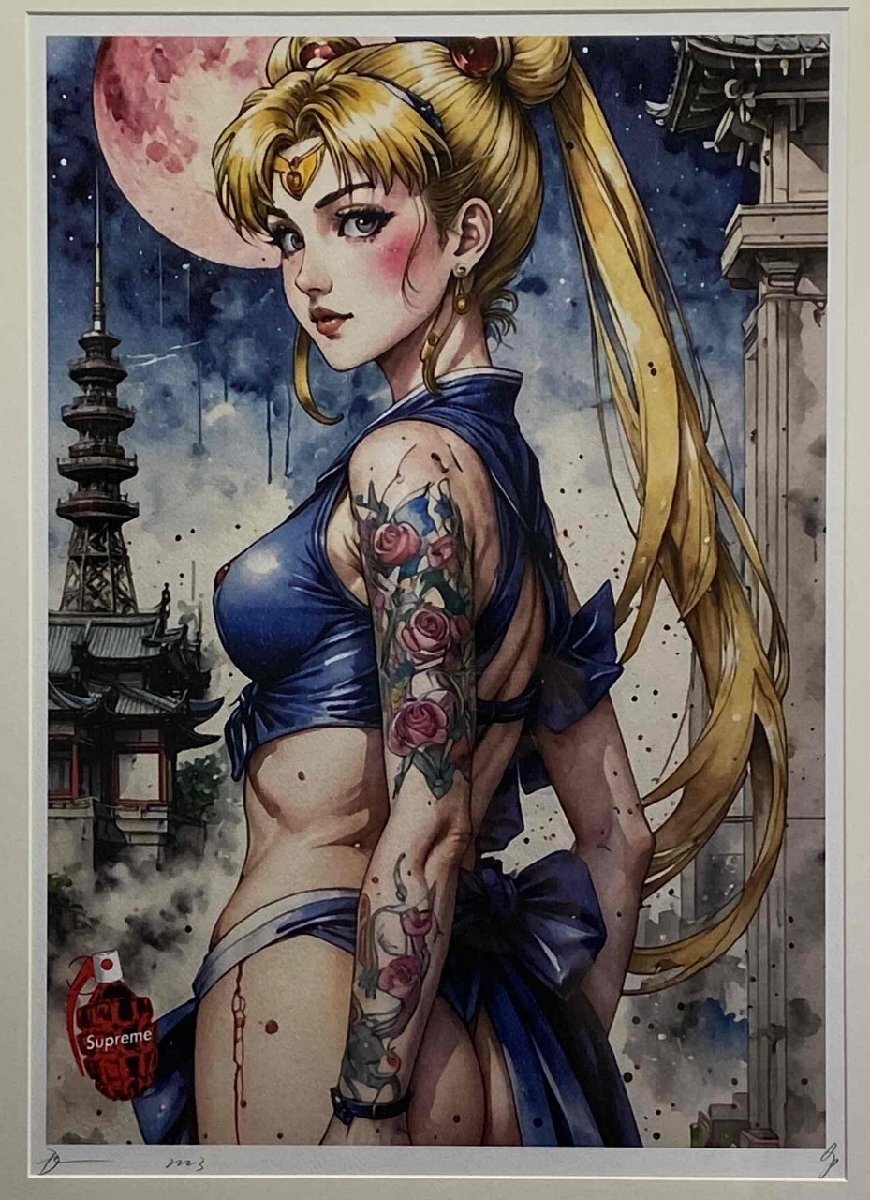 DEATH NYC 額付き 世界限定100枚 アートポスター ディス マ