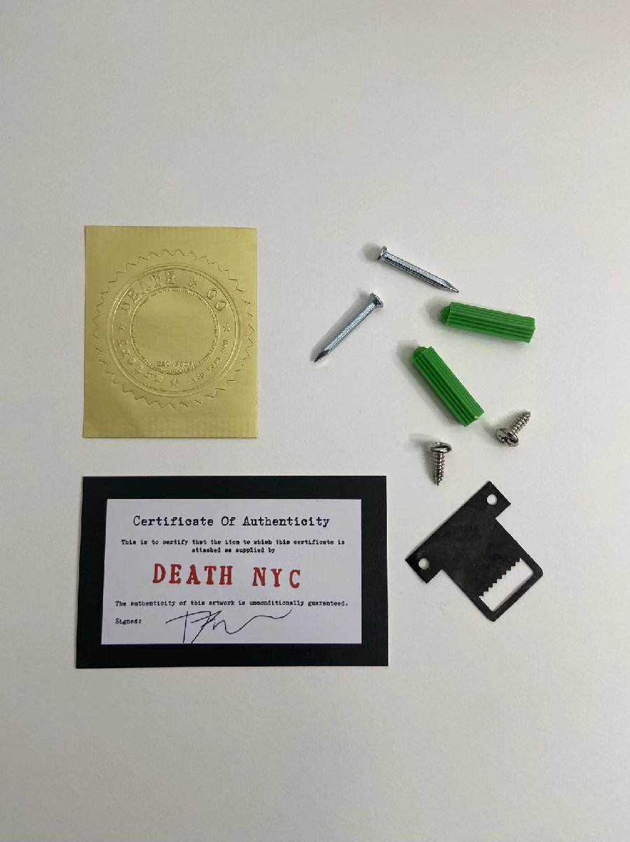DEATH NYC 額付き 世界限定100枚 ポップアートアートポスター DEATH NYC 額付き 世界限定100枚 ポップアートアートポスター