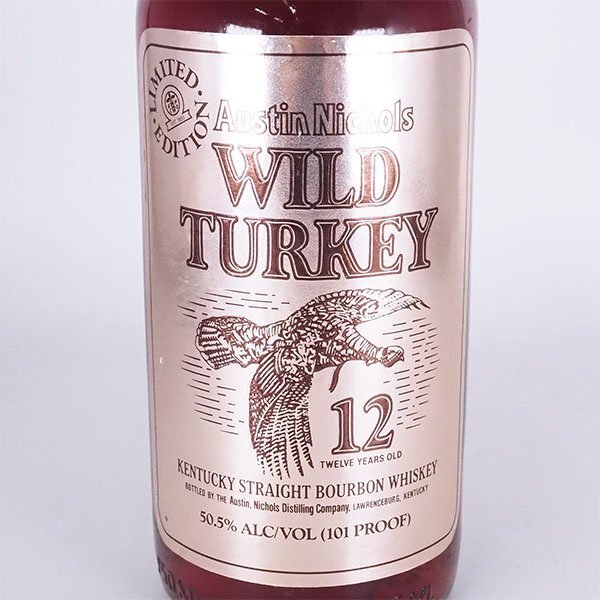 * wild ta- ключ 12 год . sho Limited Edition Gold этикетка * 750ml 50.5% Bourbon WILD TURKEY TK10110