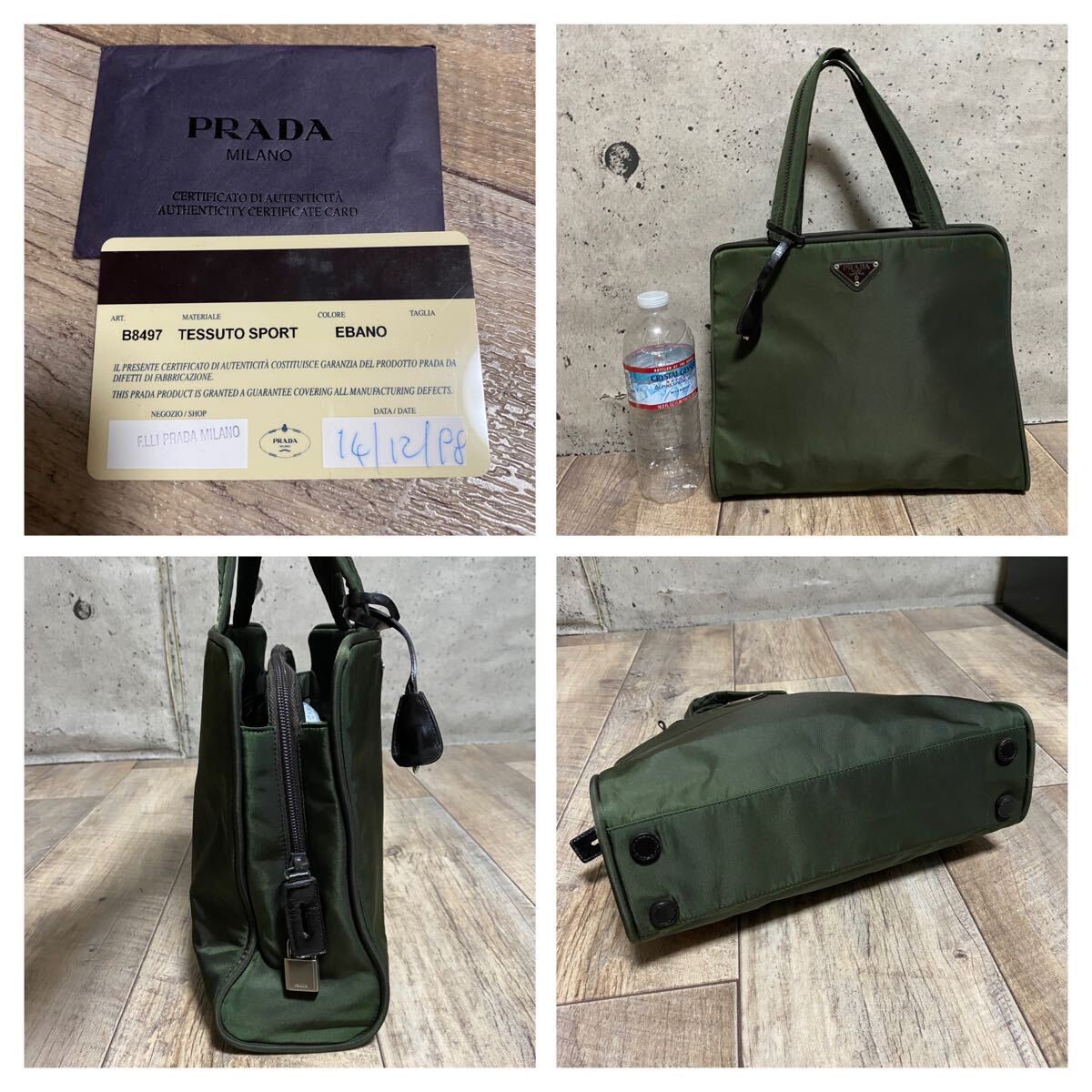 正規品 PRADA プラダ テスートナイロン ハンドバッグ 三角ロゴ 正規品 PRADA プラダ テスートナイロン ハンドバッグ 三角ロゴ