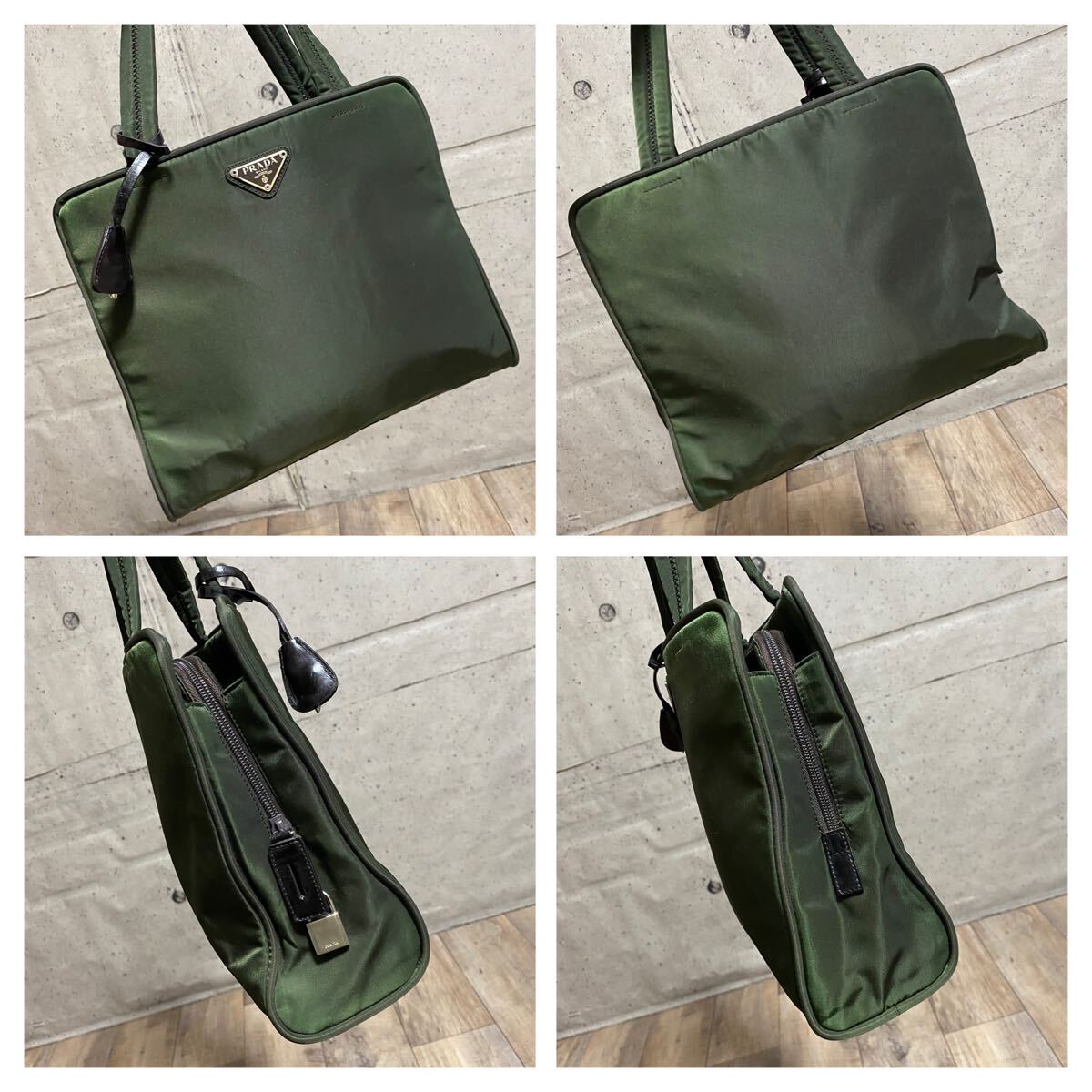 正規品 PRADA プラダ テスートナイロン ハンドバッグ 三角ロゴ 正規品 PRADA プラダ テスートナイロン ハンドバッグ 三角ロゴ