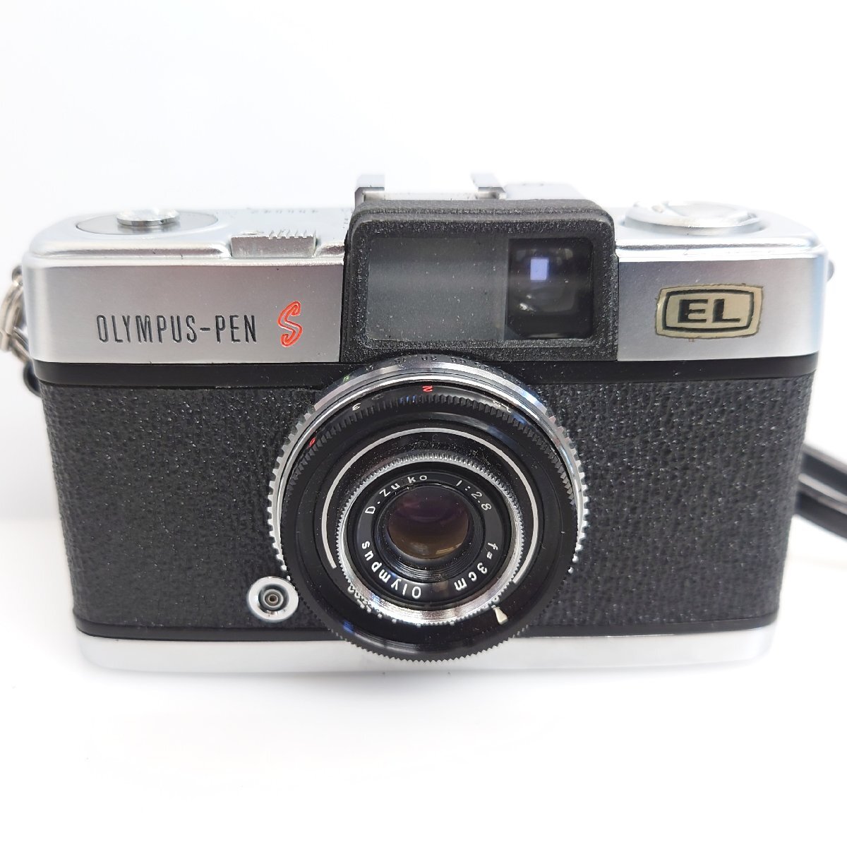 【86】オリンパスペン OLYMPUS-PEN S フィルムカメラ Olympus D.Zuiko1：2.8 f=3cm シャッターのみ確認 ジャンク扱い 現状品