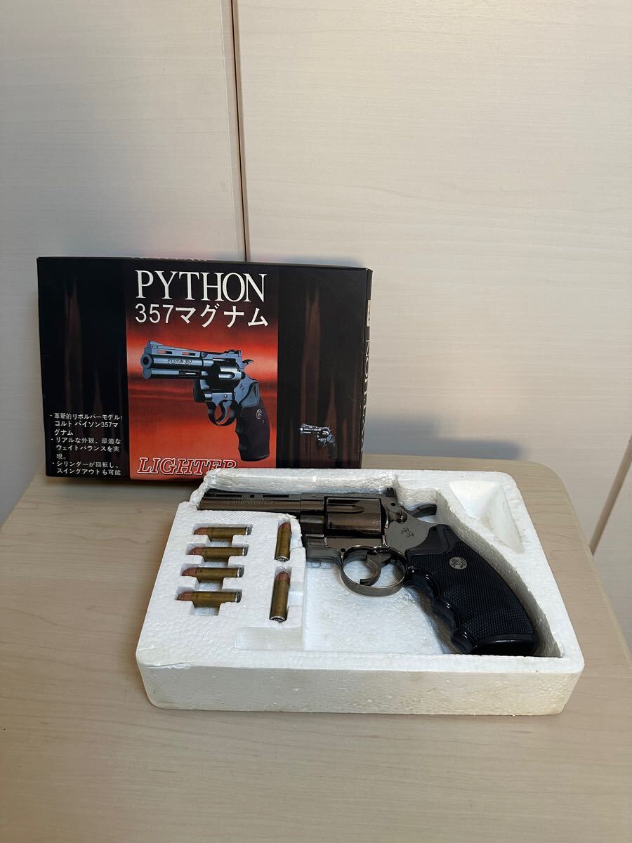 パイソン 357マグナム(次元) ガスライター 中古 6☆中古『PYTHON 357 マグナム』 次元 COLT コルト パイソン型