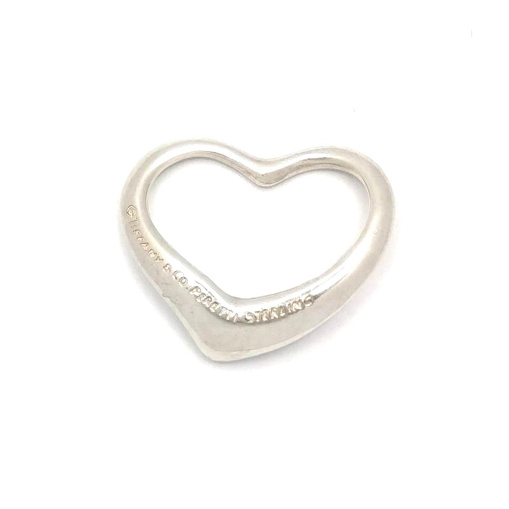 ティファニー Tiffany&Co. オープンハート 21.7mm ペンダントトップ スターリングシルバー シルバー エルサペレッティ