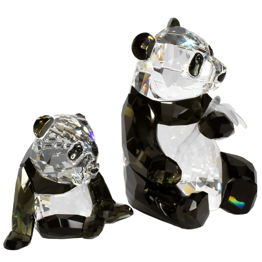  Swarovski SWAROVSKI SCS участник ограничение Panda. родители . произведение искусства украшение 900918 прозрачный 