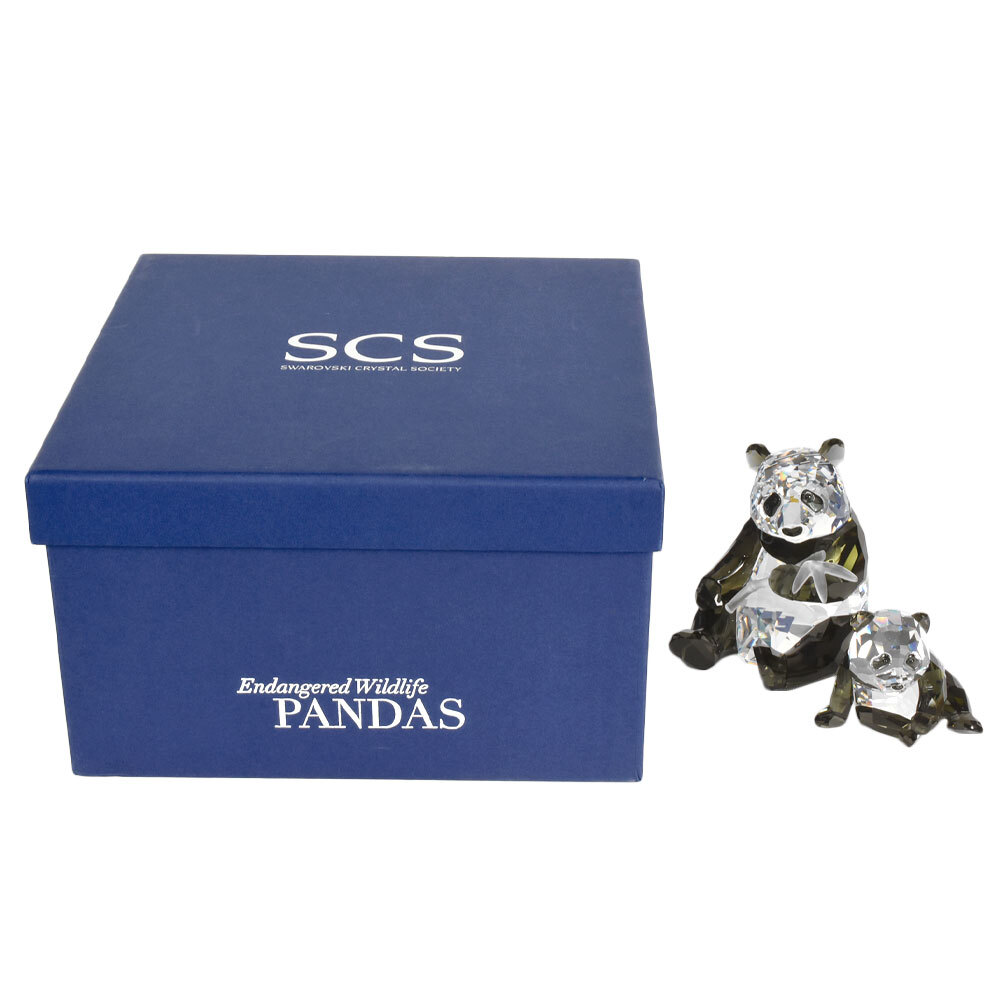  Swarovski SWAROVSKI SCS участник ограничение Panda. родители . произведение искусства украшение 900918 прозрачный 