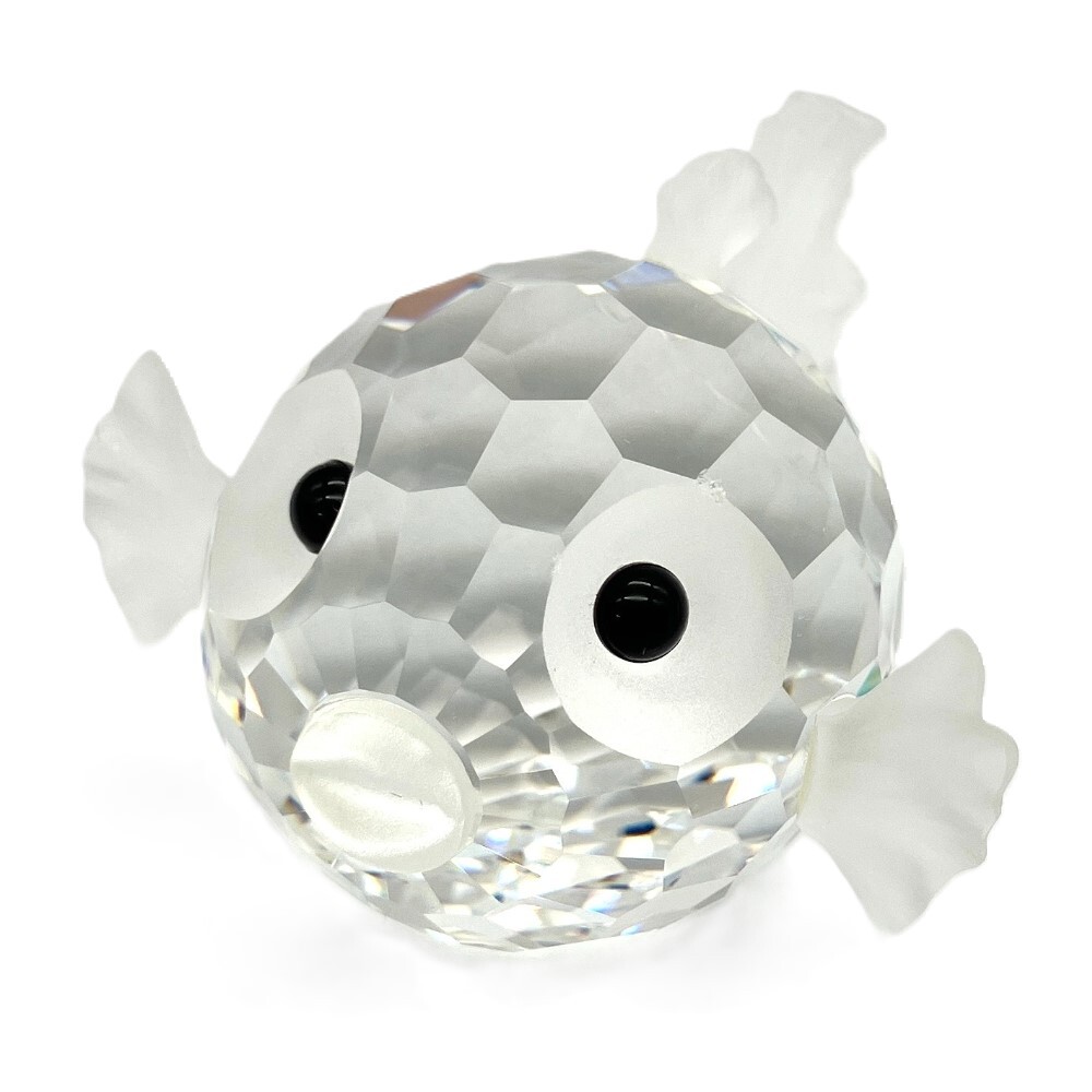 スワロフスキー SWAROVSKI フグ Lサイズ オブジェ 置物 010013