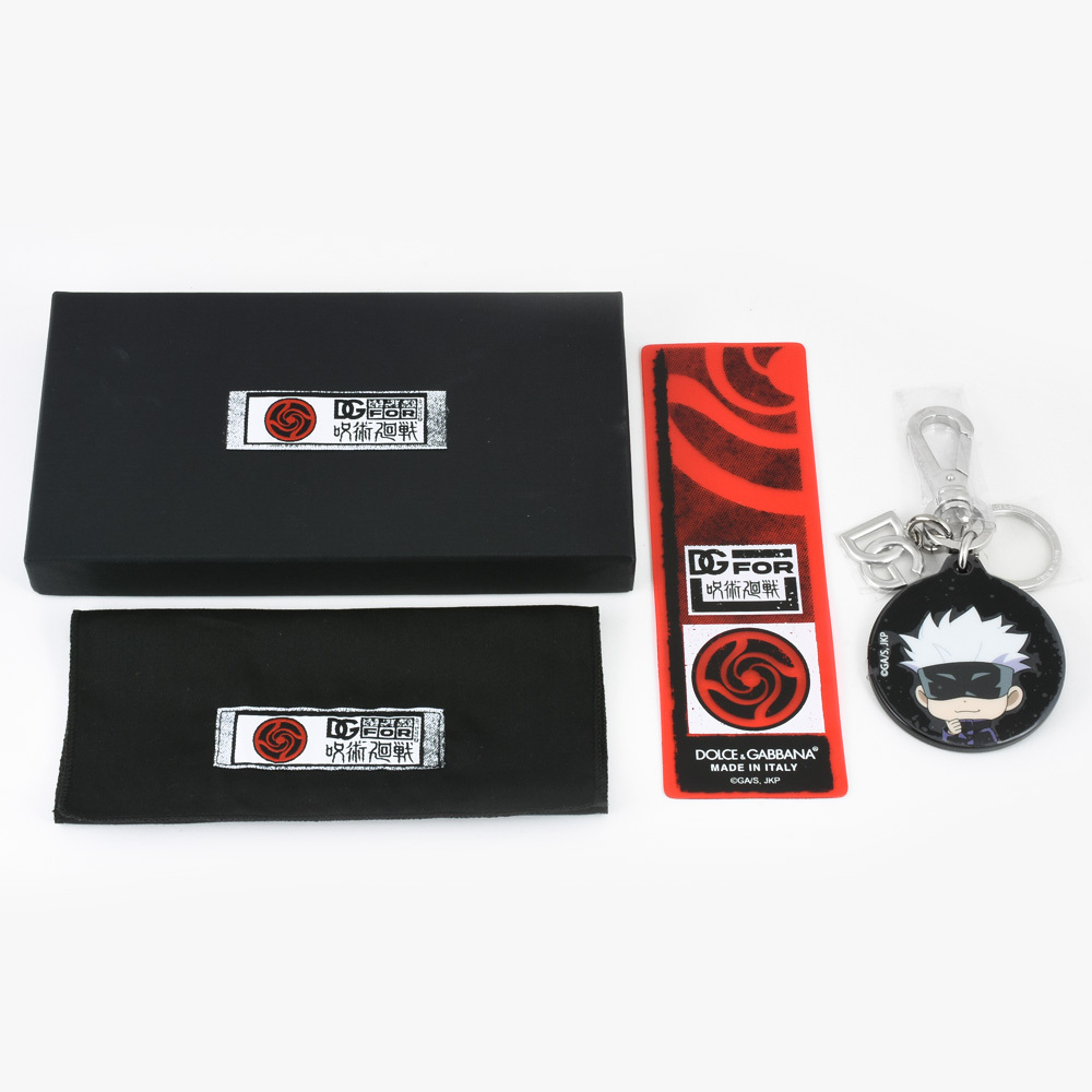 ドルチェアンドガッバーナ DOLCE&GABBANA 呪術(shù)廻戦コラボ 五條悟 キーホルダー